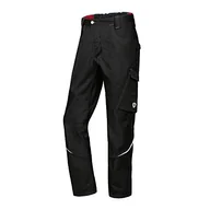 Spodnie męskie - BP 1960-570-0032-35/36n n spodnie robocze dla mężczyzn, smukła sylwetka z wyższą talią na plecach, 65% poliester/35% bawełna, kolor czarny, rozmiar 35/36N - miniaturka - grafika 1