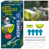 Klocki - Gecko Run Elastyczny, pionowy tor do kulek Kosmos - zestaw uzupełniający Trampolina, zabawka konstrukcyjna 8+ - miniaturka - grafika 1