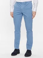Spodnie męskie - Boss Chinosy Kaito1 50487966 Niebieski Slim Fit - miniaturka - grafika 1