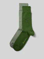 Skarpetki męskie - Skarpety z detalami z logo w zestawie 2 szt. - miniaturka - grafika 1