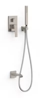 Zestawy prysznicowe - Zestaw podtynkowy TRES Slim wannowy i prysznicowy Stal 20228007AC - miniaturka - grafika 1