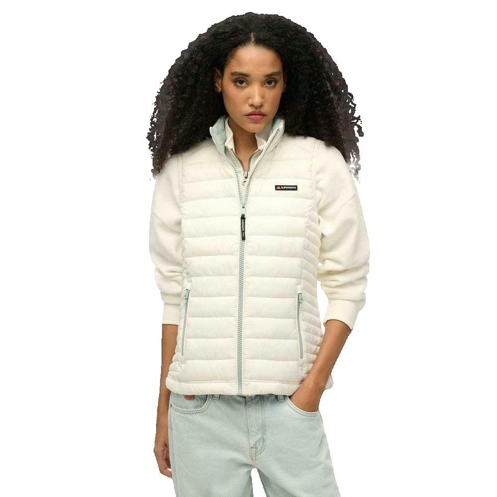 Superdry Fuji Lite Padded Beżowy Kamizelka Damska