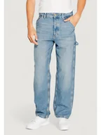 Spodnie męskie - Jack&Jones Jeansy Eddie 12261926 Niebieski Loose Fit - miniaturka - grafika 1