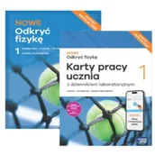 Podręczniki do technikum - Pakiet Nowe Odkryć fizykę 1. Podręcznik i Karty pracy ucznia SMART. Liceum i technikum. Zakres podstawowy. Edycja 2024 - miniaturka - grafika 1