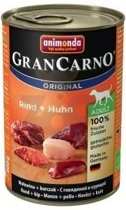 Animonda Gran Carno Pakiet Dorosłe Wołowina i Kurczak 400g 82-732 - Mokra karma dla psów - miniaturka - grafika 1