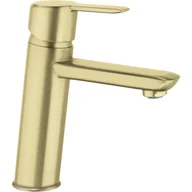 Baterie umywalkowe - Bateria umywalkowa złota szczotkowana 17 cm Cejlo Deante - miniaturka - grafika 1