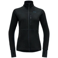 Bluzy sportowe damskie - Bluza damska Devold Thermo Wool Jkt Wmn Rozmiar: M / Kolor: czarny - miniaturka - grafika 1