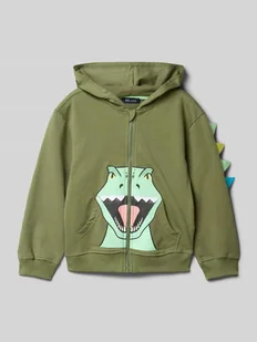 Bluza rozpinana z kapturem - Swetry dla chłopców - miniaturka - grafika 1