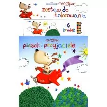 zbiorowa Praca Marzipan. Piesek i przyjaciele + kredki - Baśnie, bajki, legendy - miniaturka - grafika 1