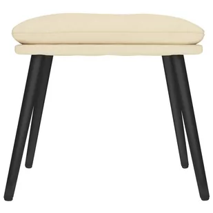 Lumarko Podnóżek,kremowy, 45x29,5x39 cm, obity tkaniną - Pufy i podnóżki - miniaturka - grafika 4