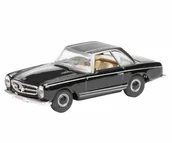 Samochody i pojazdy dla dzieci - Schuco Mercedes Benz 280 Sl Hardtop Black 1:87 452618200 - miniaturka - grafika 1