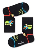 Skarpetki damskie - Happy Socks Skarpety "U & Me" w kolorze czarnym ze wzorem - miniaturka - grafika 1