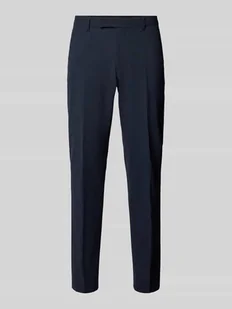 Spodnie do garnituru o kroju slim fit w kant model ‘Ryan’ - Spodnie męskie - miniaturka - grafika 1