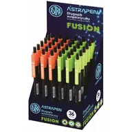 Długopisy - Długopis automat. trójkąt Fusion 0,6mm (36szt) - miniaturka - grafika 1