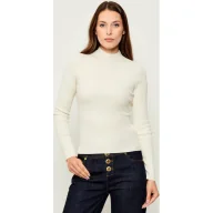 Swetry damskie - GUESS Półgolf JULIA | Slim Fit | z dodatkiem wełny i kaszmiru - miniaturka - grafika 1