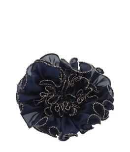 Solida Scrunchie dunkelblau Gumka do włosów 1 szt. - Ozdoby do włosów - miniaturka - grafika 1