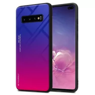 Etui i futerały do telefonów - Pokrowiec Do Samsung Galaxy S10 PLUS Etui w FIOLETOWO - CZERWONY TPU Obudowa Case Cover Plecki Ochronny Cadorabo - miniaturka - grafika 1