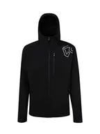 Kurtki męskie - Rock Experience REMJ11221-0208 OLD CROW SOFTSHELL MAN JACKET MĘSKA kurtka CAVIAR XXL - miniaturka - grafika 1