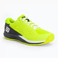 Buty sportowe męskie - Buty do tenisa dziecięce Wilson Rush Pro Ace Safety Jr black/neon yellow - miniaturka - grafika 1