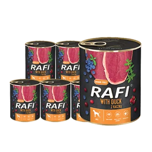 Dolina Noteci Rafi z kaczką 6x800g 42529-uniw - Mokra karma dla psów - miniaturka - grafika 1