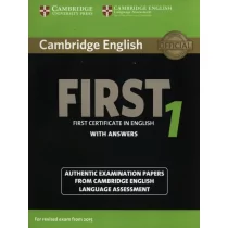 Cambridge English First 1 for Revised Exam from 2015 Student's Book with Answers - Cambridge University Press - Materiały pomocnicze dla uczniów - miniaturka - grafika 1