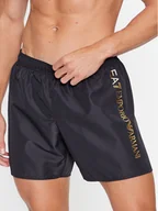 Kąpielówki męskie - EA7 Emporio Armani Szorty kąpielowe 902035 CC720 00120 Czarny Regular Fit - miniaturka - grafika 1