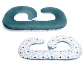 Poduszki do karmienia - Yoonco poduszka ciążowa dla kobiet w ciąży kojec XL Berry - miniaturka - grafika 1