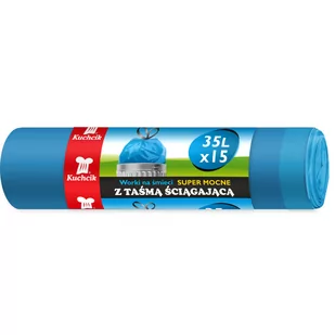 Kuchcik AKU Worki na śmieci super mocne 35L A15 taśma 2851 - Worki na śmieci - miniaturka - grafika 1