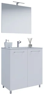 Gilos szafka łazienkowa lustro 60 cm biały. - Szafki łazienkowe - miniaturka - grafika 1