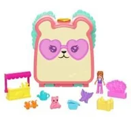 Lalki dla dziewczynek - Polly Pocket Przekąski niespodzianki Piknik misia - miniaturka - grafika 1