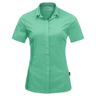 Jack Wolfskin Damska koszula Jwp zielony Pacific Green M - Koszule damskie - miniaturka - grafika 1