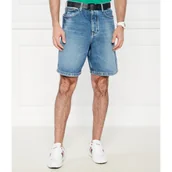 Spodenki męskie - Tommy Hilfiger Jeansowe szorty 4YRS EAST | Regular Fit | stretch - miniaturka - grafika 1
