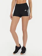 Spodenki damskie - adidas Szorty sportowe Hyperglam IN9299 Czarny Slim Fit - miniaturka - grafika 1