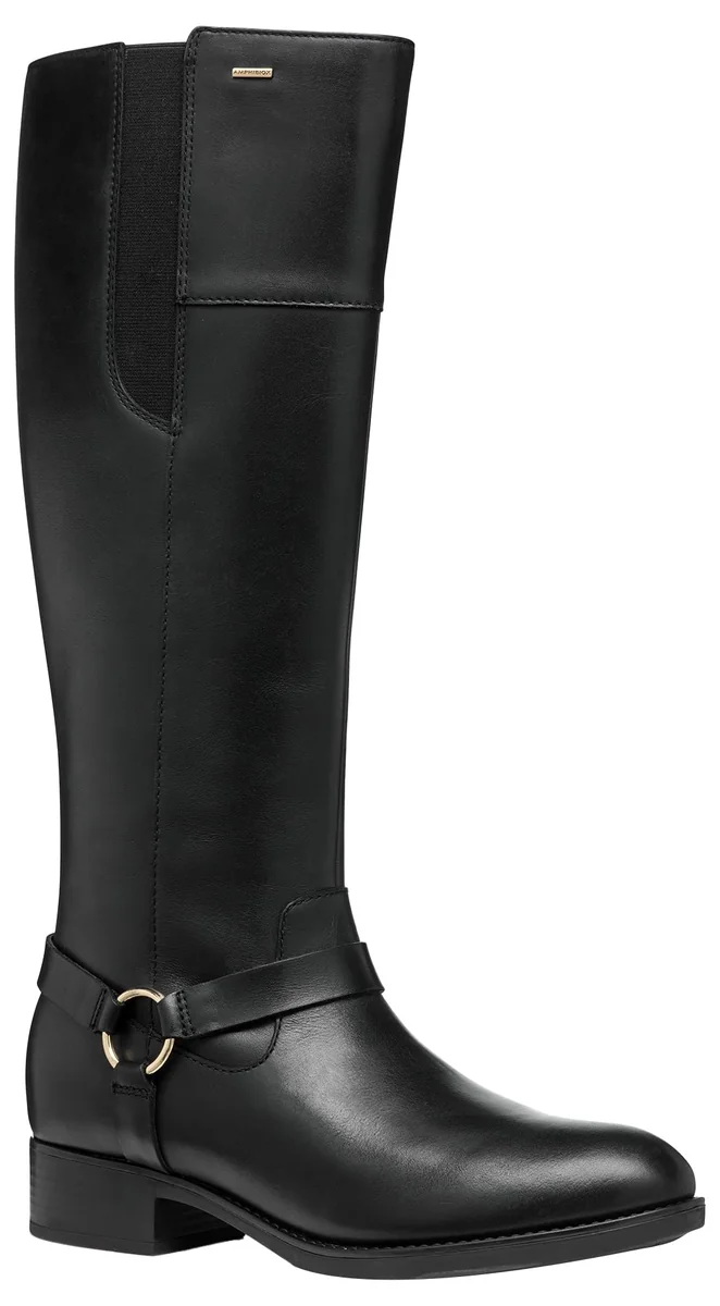 Geox Damskie buty D Felicity Np ABX B Fashion Boot, czarny, 39 EU