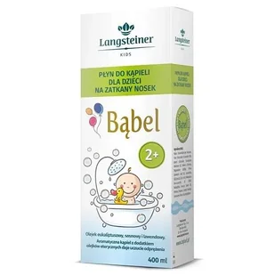 Langsteiner Kids Bąbel Płyn do kąpieli dla dzieci na zatkany nosek od 2 lat, 400 ml - Kosmetyki kąpielowe dla dzieci - miniaturka - grafika 1