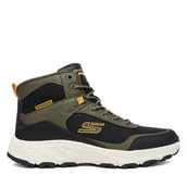 Buty trekkingowe męskie - Trekkingi Skechers Hillcrest 2.0 237804 OLBK Khaki - miniaturka - grafika 1