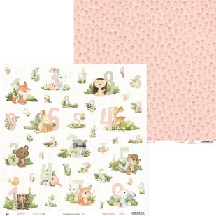 Papier P13 - WOODLAND CUTIES 03 30x30 - Scrapbooking - miniaturka - grafika 1