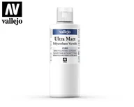 Akcesoria i części modelarskie - Vallejo 27653 Polyurethane Ultra Matt Varnish 200ml - Lakier poliuretanowy ultramatowy - miniaturka - grafika 1