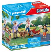 Klocki - Playmobil Miejskie Życie - Grandparents with Child 70990 - miniaturka - grafika 1