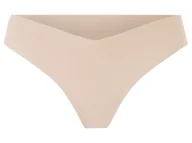 Majtki damskie - esmara® Stringi damskie cięte laserowo, 3 pary (Beżowy, L(44/46)) - miniaturka - grafika 1