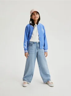 Reserved - Bluza bomber - niebieski - Bluzki dla dziewczynek - miniaturka - grafika 1