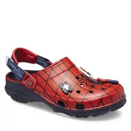 Buty dla chłopców - Klapki Crocs Spiderman All Terrain Clog 208782 Navy 410 - miniaturka - grafika 1