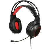 Słuchawki - iBox X3 Gaming czarno-czerwone - miniaturka - grafika 1