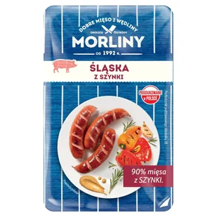Kiełbasa Śląska 460G Morliny - Pasztet i przetwory mięsne - miniaturka - grafika 1