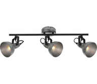 Lampy sufitowe - Briloner 2049-034 - Oświetlenie punktowe RETRO 3xE14/40W/230V szary - miniaturka - grafika 1