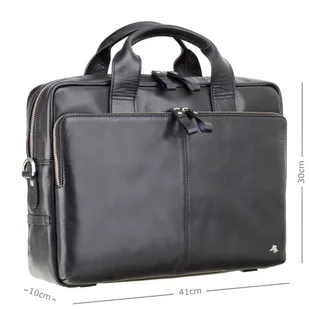 Torba na laptop 15'' ze skóry licowej Visconti ML-31 - Torby męskie - miniaturka - grafika 1