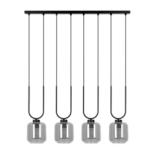 Wyszukana lampa wisząca, cztery grafitowe klosze K-5587 z serii BONO - Lampy sufitowe Wyszukana lampa wisząca, cztery grafitowe klosze K-5587 z serii BONO - Lampy sufitowe - miniaturka - grafika 1
