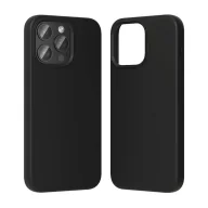 Etui i futerały do telefonów - Etui silikonowe Vention KUEB0-30 MagSafe do iPhone 14 Pro czarne Black - miniaturka - grafika 1