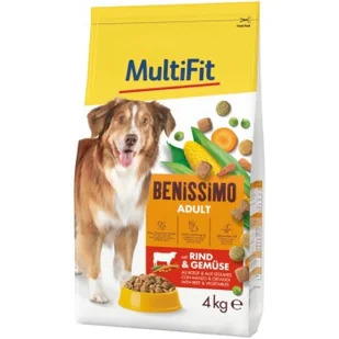 MultiFit Benissimo sucha karma dla psa dorosłego, z wołowiną i warzywami 4 kg - Sucha karma dla psów - miniaturka - grafika 1