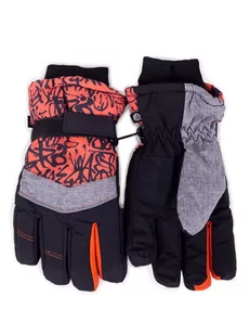 Rękawiczki Narciarskie Chłopięce Pięciopalczaste Graffiti 16 Cm - Rękawiczki dla dzieci - miniaturka - grafika 1